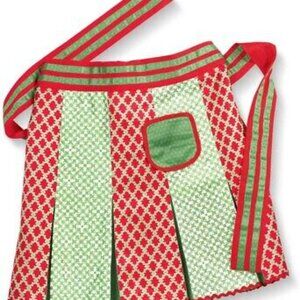Skirt Christmas Apron Grasslands Road Winter Bloom Hostess Party Holidays New